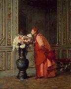 Jehan Georges Vibert An Embarrassment of Choices, or A Difficult Choice china oil painting artist